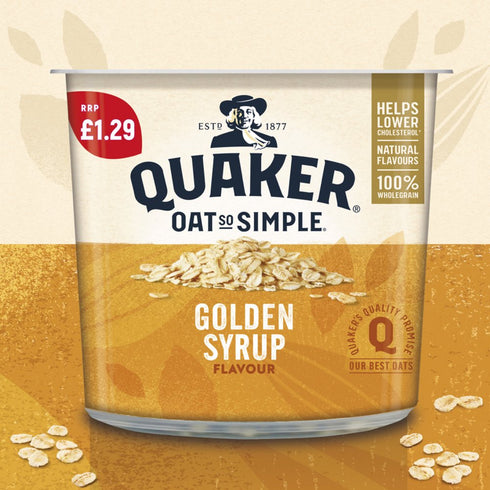 Quaker Oat So Simple Golden Syrup Porridge Pot