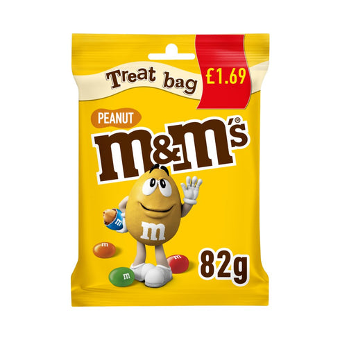 M&M's Crunchy Peanut & Milk Chocolate Bites Treat Bag £1.25 PMP 82g
