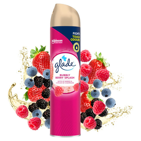 Glade Aerosol Air Freshener Bubbly Berry Splash 300ml