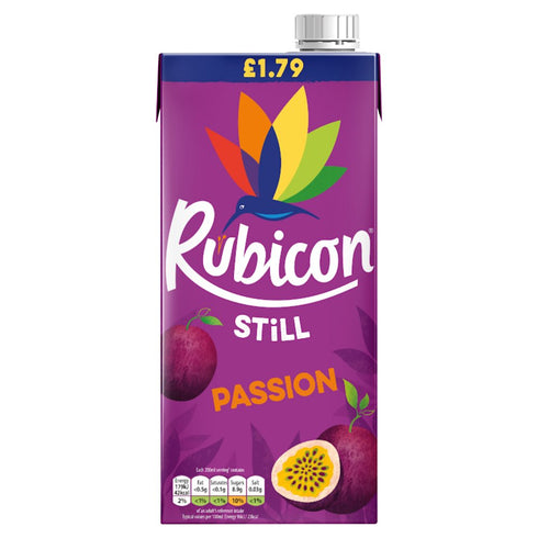 Rubicon Still Passion Fruit Juice Drink 1L