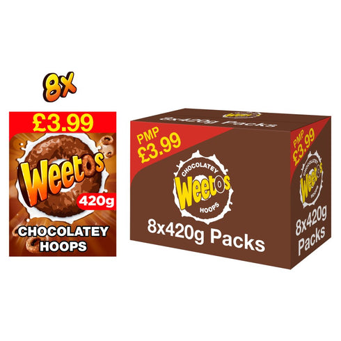Weetos Chocolatey Hoops 8x420g case