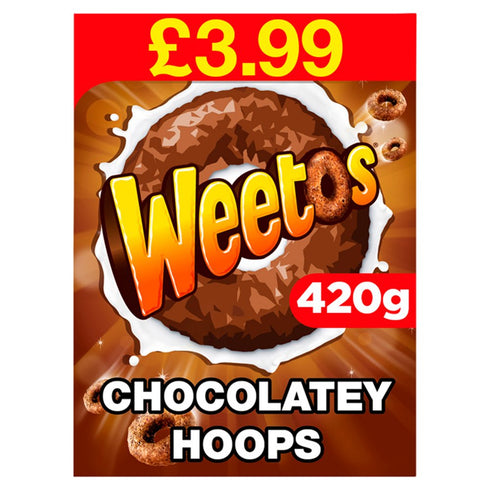 Weetos Chocolatey Hoops 8x420g case