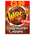 Weetos Chocolatey Hoops 8x420g case