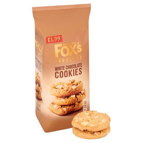 Fox's Fabulous White Chocolate Cookies 180g