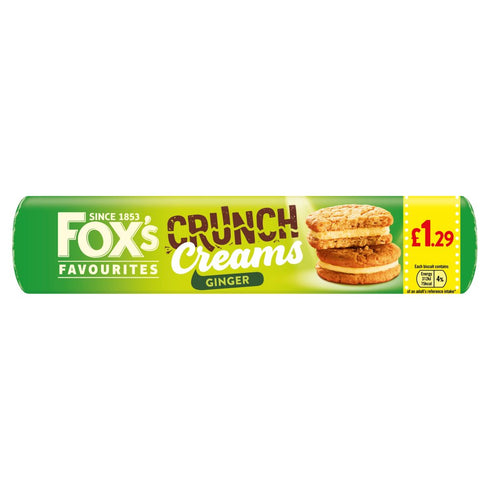 Fox Favourites Crunch Creams Ginger 200g