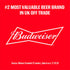 Budweiser Limited Edition Beer 10 x 440ml