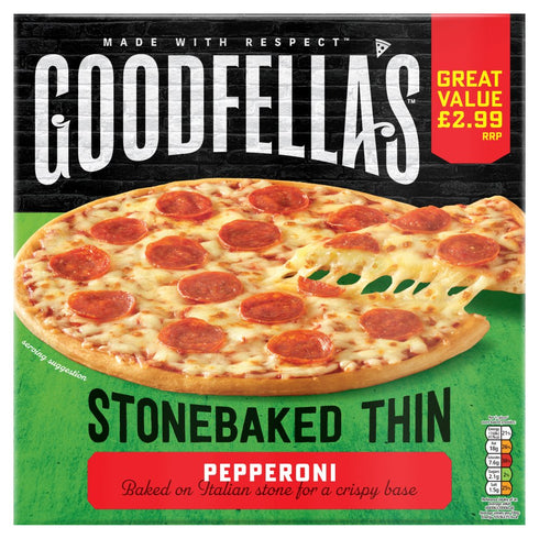 Goodfella's Stonebaked Thin Pepperoni 332g