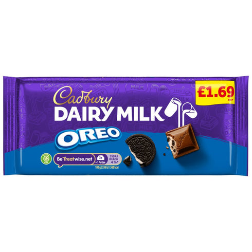 Cadbury Dairy Milk with Oreo Chocolate Bar 120g