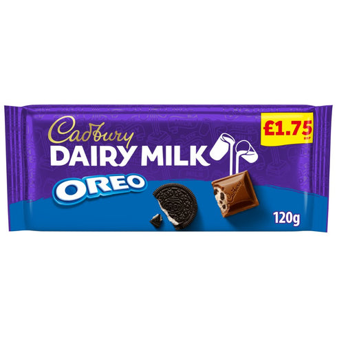 Cadbury Dairy Milk with Oreo Chocolate Bar 120g