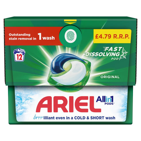 Ariel All-in-1 PODS®, Washing Capsules 12
