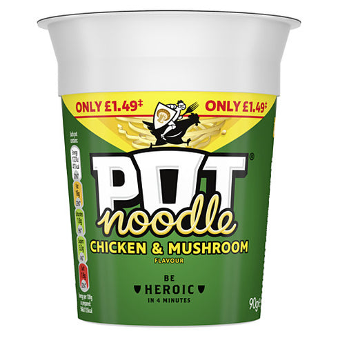 Pot Noodle Chicken & Mushroom standard
