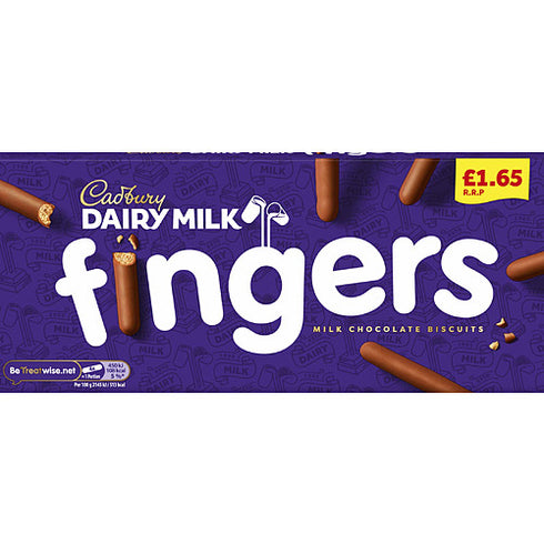 Cadbury Dairy Milk Fingers Chocolate Covered Biscuits