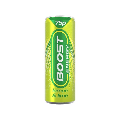Boost energy lemon lime 250ml 75p