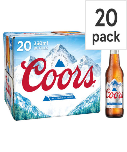Coors Light Bottles 20 X 330ML