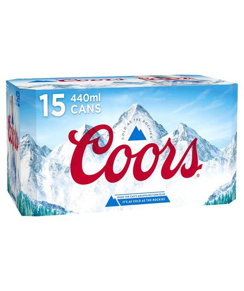 Coors Light Cans 15 x 440ml