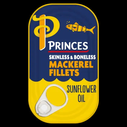Princes mackerel fillet’s sunflower oil