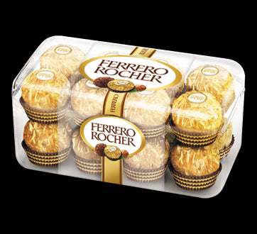 Ferrero Rocher Chocolate Pralines Gift Box of Chocolate 16 Pieces (300g)