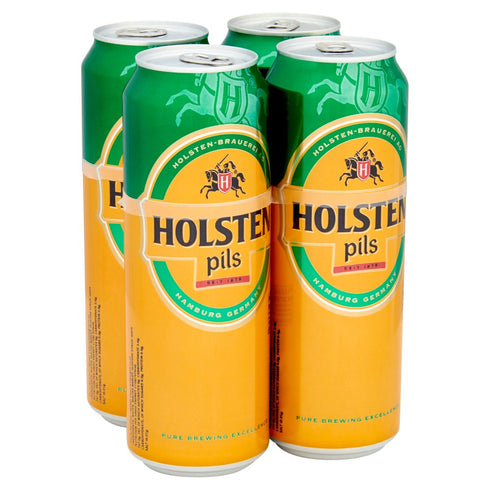 Holsten Pils Lager Beer 4 x 568ml Pint Cans