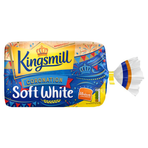 Kingsmill Soft White Bread Medium 800g