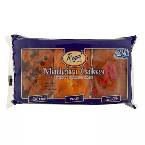Triple Pack Madeira Cakes