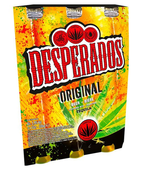 Desperados Tequila Lager Food, Beverages & Tobacco > Beverages > Alcoholic Beverages > Beer 4 x 330ml Bottles