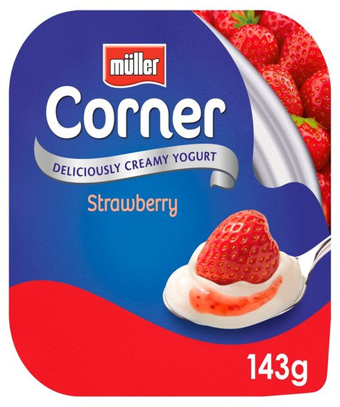 MAller Corner Strawberry Food, Beverages & Tobacco > Food Items >Food, Beverages & Tobacco > Food Items > Dairy Products > Yogurt 143g