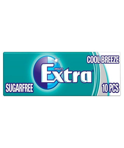 Extra Cool Breeze Chewing Gum Sugar Free 10 pieces
