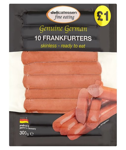 Delicatessen Fine Eating Frankfurters 10 X 30g 300g – Kasa Beeston