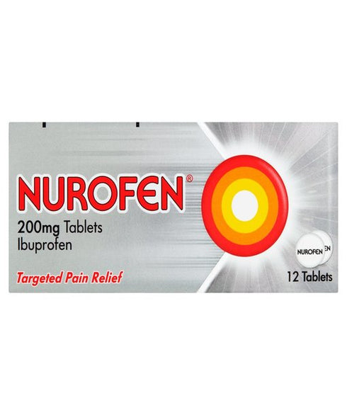 Nurofen Ibuprofen, 200mg Caplets, Pack of 12