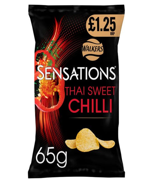 Sensations Thai Sweet Chilli Crisps PMP 65g
