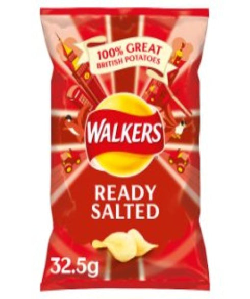 Walkers Ready Food, Beverages & Tobacco > Food Items > Seasonings & Spices > Salted Crisps 32.5g