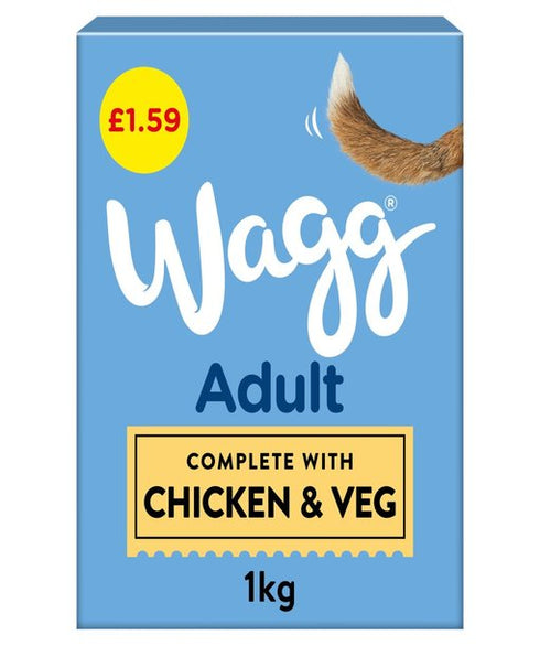 Wagg Adult with Chicken & Veg 1kg