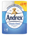 AndrexA Classic Clean Toilet Tissue 4 Rolls