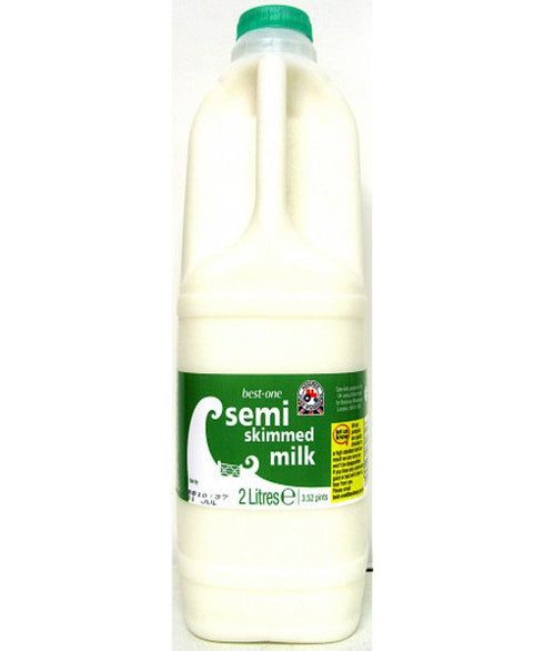 Fresh Life Milk Semi Skimmed 2ltr