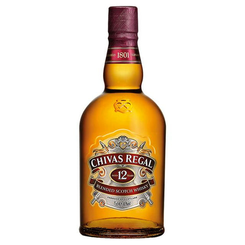 Chivas Regal 12 Year Old Blended Scotch Whisky - 70CL