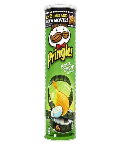 Pringles Sour Food, Beverages & Tobacco > Food Items >Food, Beverages & Tobacco > Food Items > Dairy Products > Cream & Onion Crisps, 200g