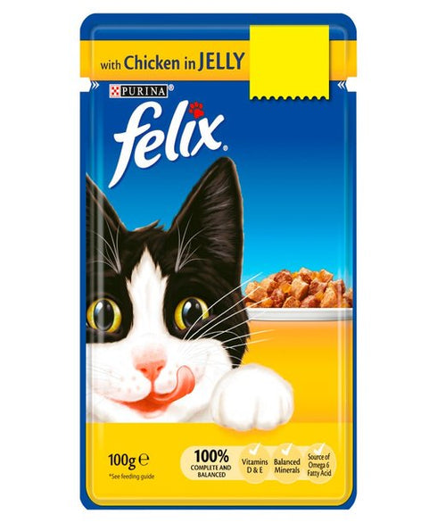 FELIX Chicken In Jelly Wet Cat Food 100g