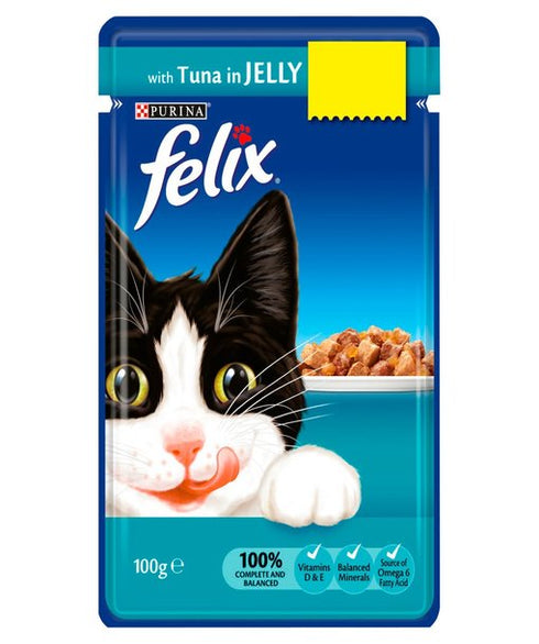 FELIX Tuna In Jelly Wet Cat Food 100g PMP
