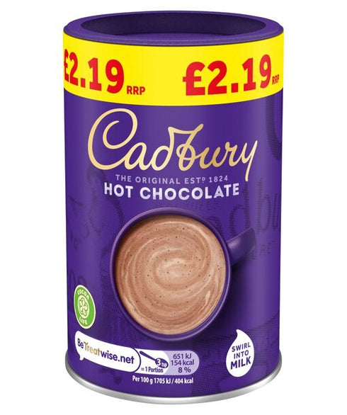Cadbury Drinking Food, Beverages & Tobacco > Beverages > Hot Chocolate 250g