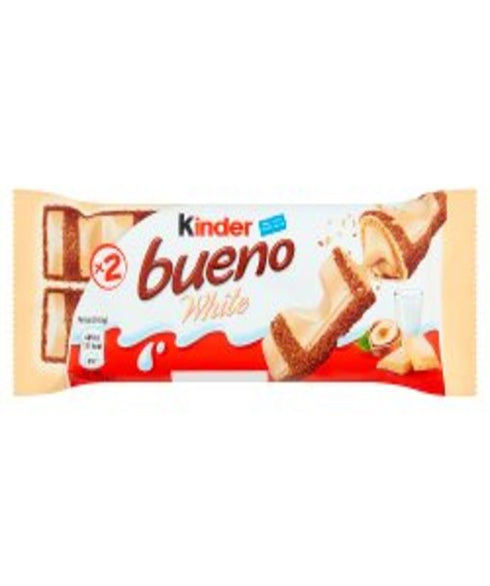 Kinder Bueno White Milk and Hazelnuts 2 x 19.5g (39g)