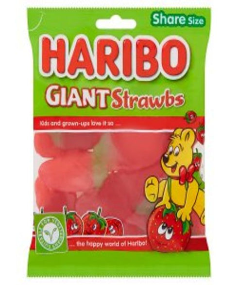 HARIBO Giant Strawbs Bag