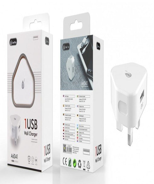 1 USB Home Wall Charger 1AMP