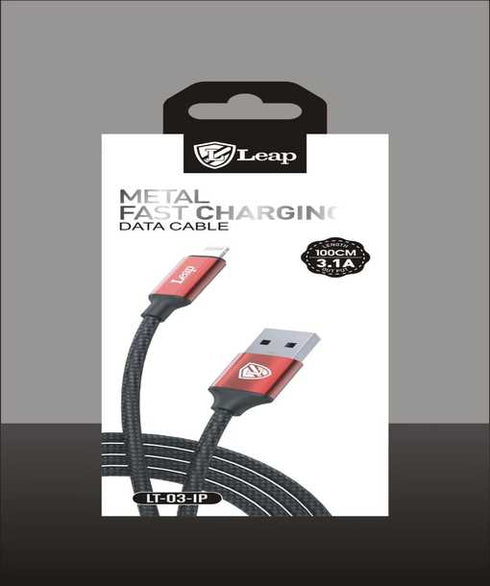iPhone Metal fast Cahrging 1 Mtr & 3.1 Amp