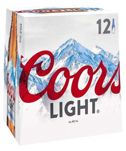 Coors Light Lager 12 x 330ml
