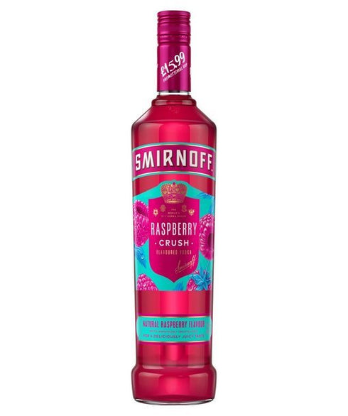 Smirnoff Raspberry Crush Flavoured Food, Beverages & Tobacco > Beverages > Alcoholic Beverages > Liquor & Spirits > Vodka 70cl