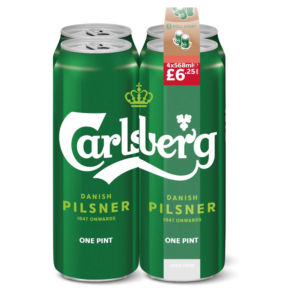 Carlsberg Green 4 x 568ml – Kasa Beeston